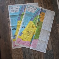Pilgrims Map Of Holy Land 1942?