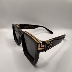 Louis Vuitton 1.1 Millionaires Sunglasses Black Gold LV 