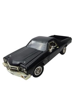 Sunnyside 1970 Chevy El Camino SS 454 1:24 Scale Die Cast Model Black Chevrolet