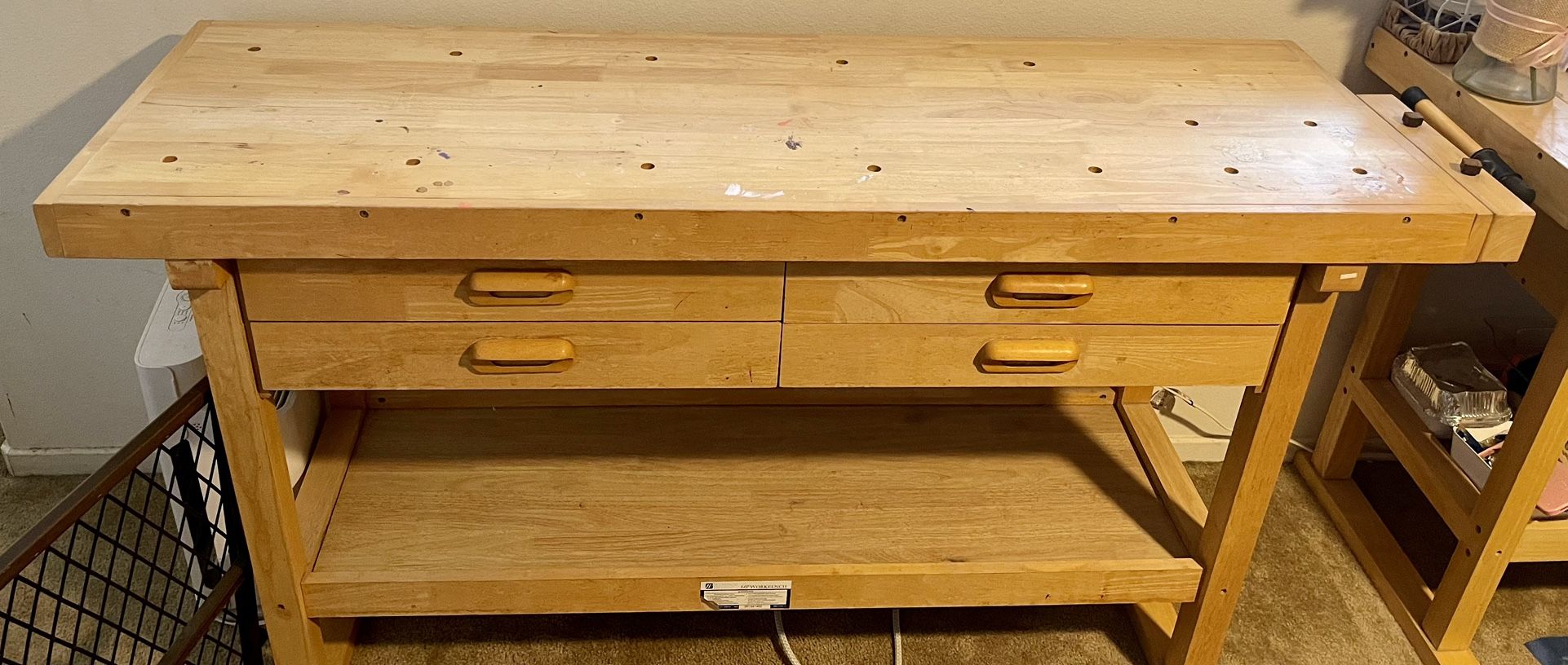 Windsor Wooden Workbench 