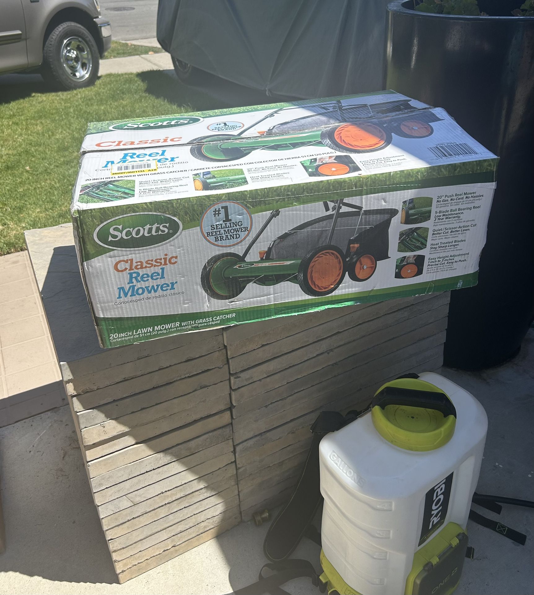 Manual Walk Behind Reel Lawn Mower