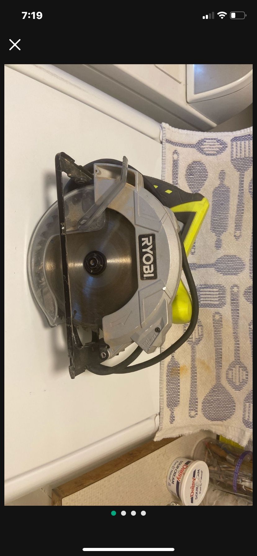 Ryobi Corded 7 1/4" Circular Saw