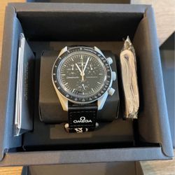 Swatch Omega Mission To Moon Watch Speedmaster 
