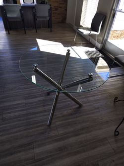 Glass table