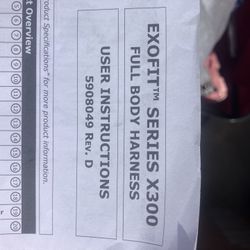 3M SAFETY HARNESS  NEW 