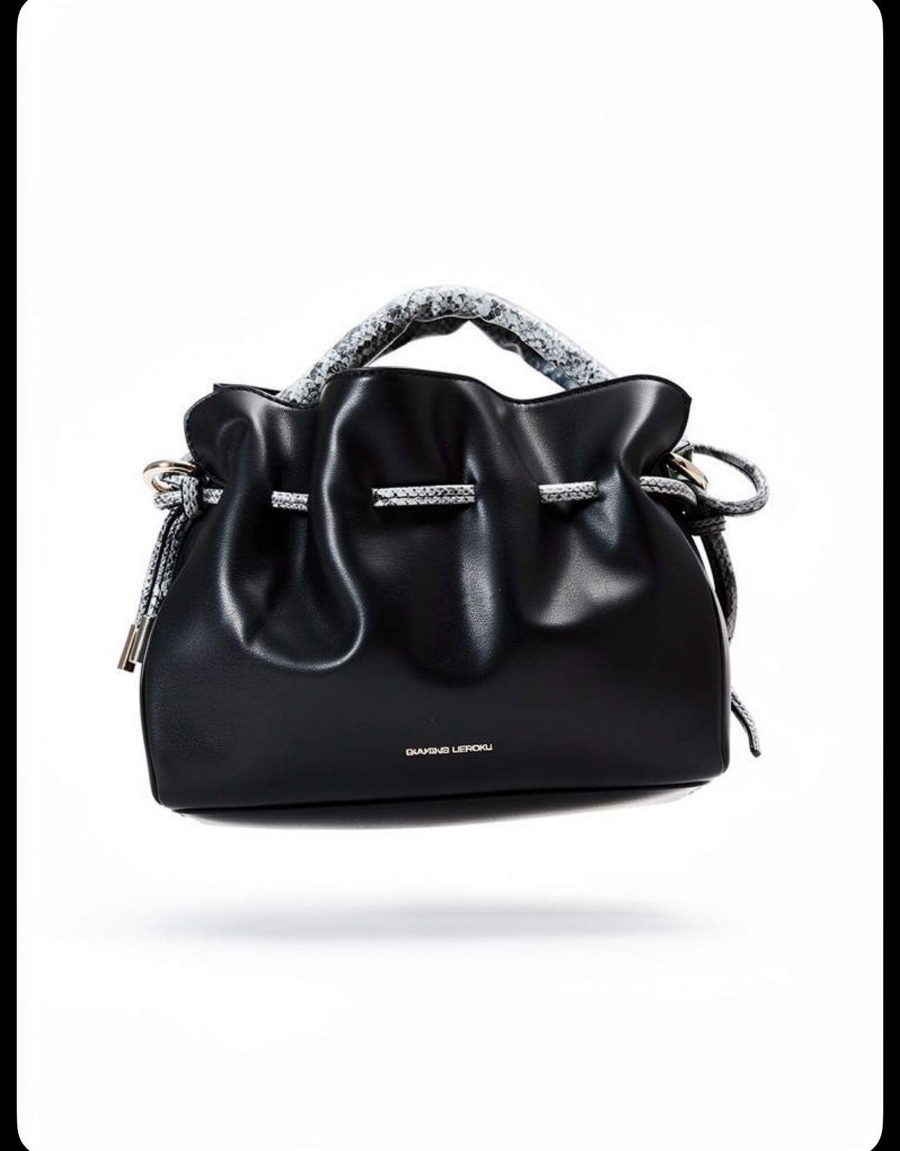 Badgley Mischka- Solid Snake Combo Handbag