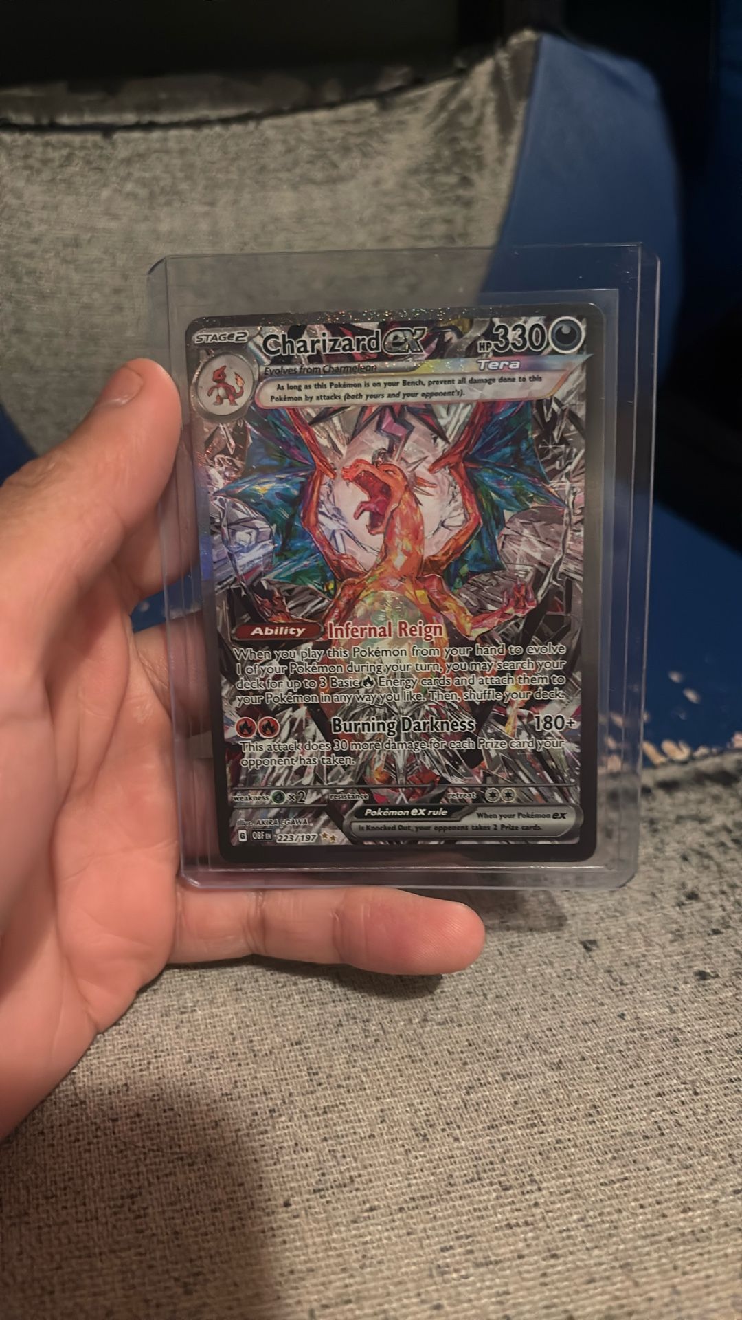 Pokemon Charizard Ex Obsidian Flames 223/197