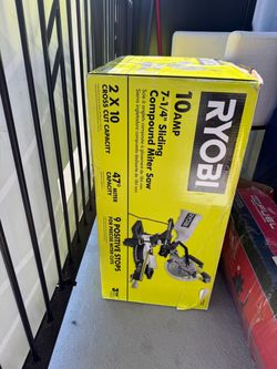 Ryobi 10 Amp 7-1/4" Sliding Compound Miter Saw