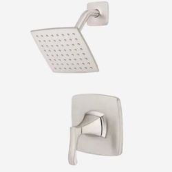 1 Handle Faucet Shower & Tub Trim Square Nickel Pfister