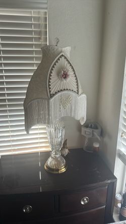 Full size mattress and frame , nightstand light