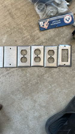 Stainless steel plug-in covers