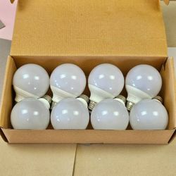 8-Pack E26 LED Bulbs 5W 5000K Non-Dimmable