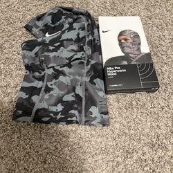 Grey Camo Nike Ski Mask