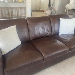 Sofa-Leather full Grain $400 obo