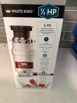 New West King garbage disposal