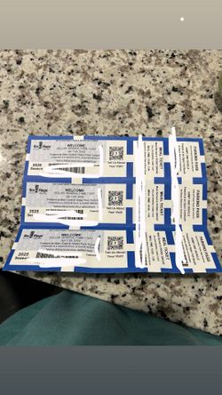 Six Flags Tickets And Meal Voucher