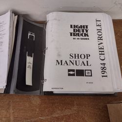 81-87 C K Chevy Pickup Shop Manual Complete