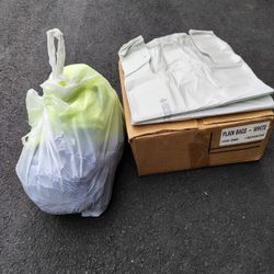 Plain Plastic Bags.1000 Pieces 