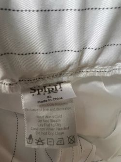 Men’s white suit