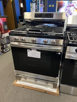 Samsung stainless steel gas range