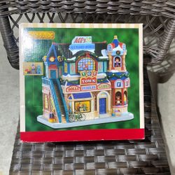 Christmas Village Toy Store Vintage Set 