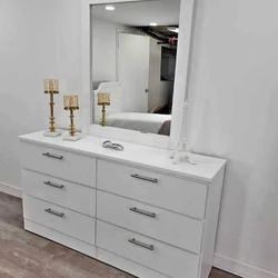 Dresser Whit Mirror ⚪️ Cómoda Con Espejo 