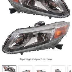 Selling A Set Of 2012 Honda Civic Lx Sedan Headlights .