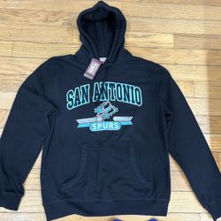 Brand New NBA Spurs Sweater Hoodie Large      Adidas Jacket Vest Jordans Nike Yankees Mets Knicks Bike Scooter Weights Carhartt Patagonia 
