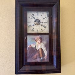 Antique Seth Thomas Mechanical Wall Clock