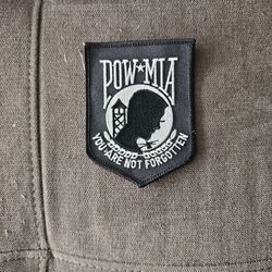 POW - MIA Patch War Embroidered 