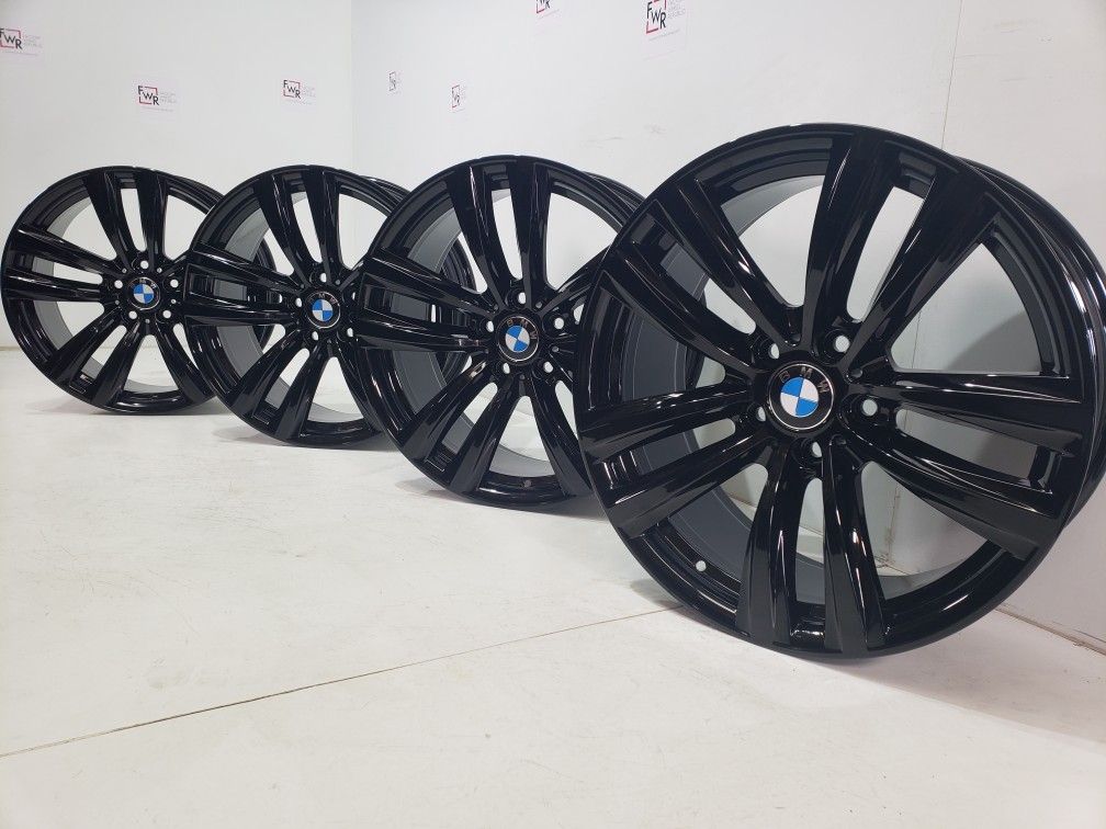 Black Bmw 335i With Black Rims