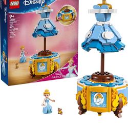 LEGO Disney Princess Cinderella’s Dress Kids Toy with Minidoll Character - Fun Building Toy for Girls and Boys Ages 9 and Up - Disney Gift Idea for Fa