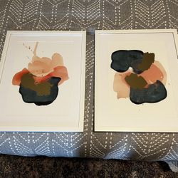 Framed Art Set - 16”x20” (glass + wood Frames)