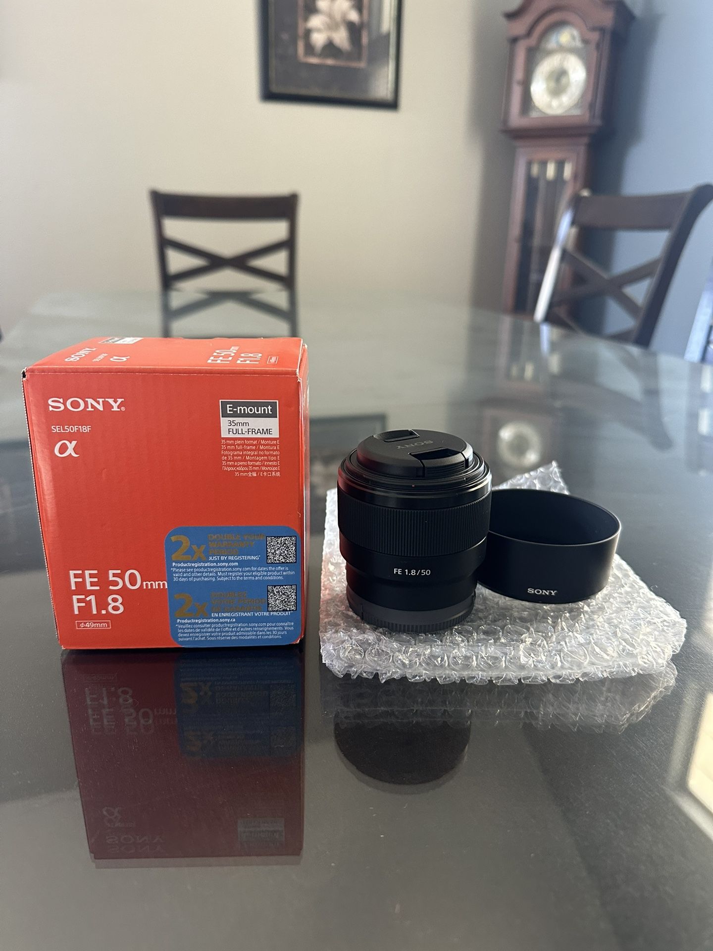Full Frame Sony Camera Lens 50mm f1.8 Prime