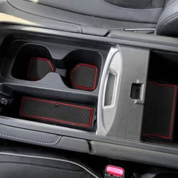 NEW! Anti-Dust Mats for Acura RDX 2019-2023 (16 piece set) Red & Black