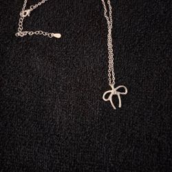 Sterling 925 Bow Designed Necklace  # 30