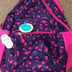 Girls Wonder Nation Backpack NEW Leopard Print