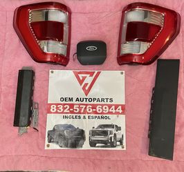 2021 2022 2023 2024 Ford F-150 platinum lariat king Driver left and Right passenger Led Taillights truck parts