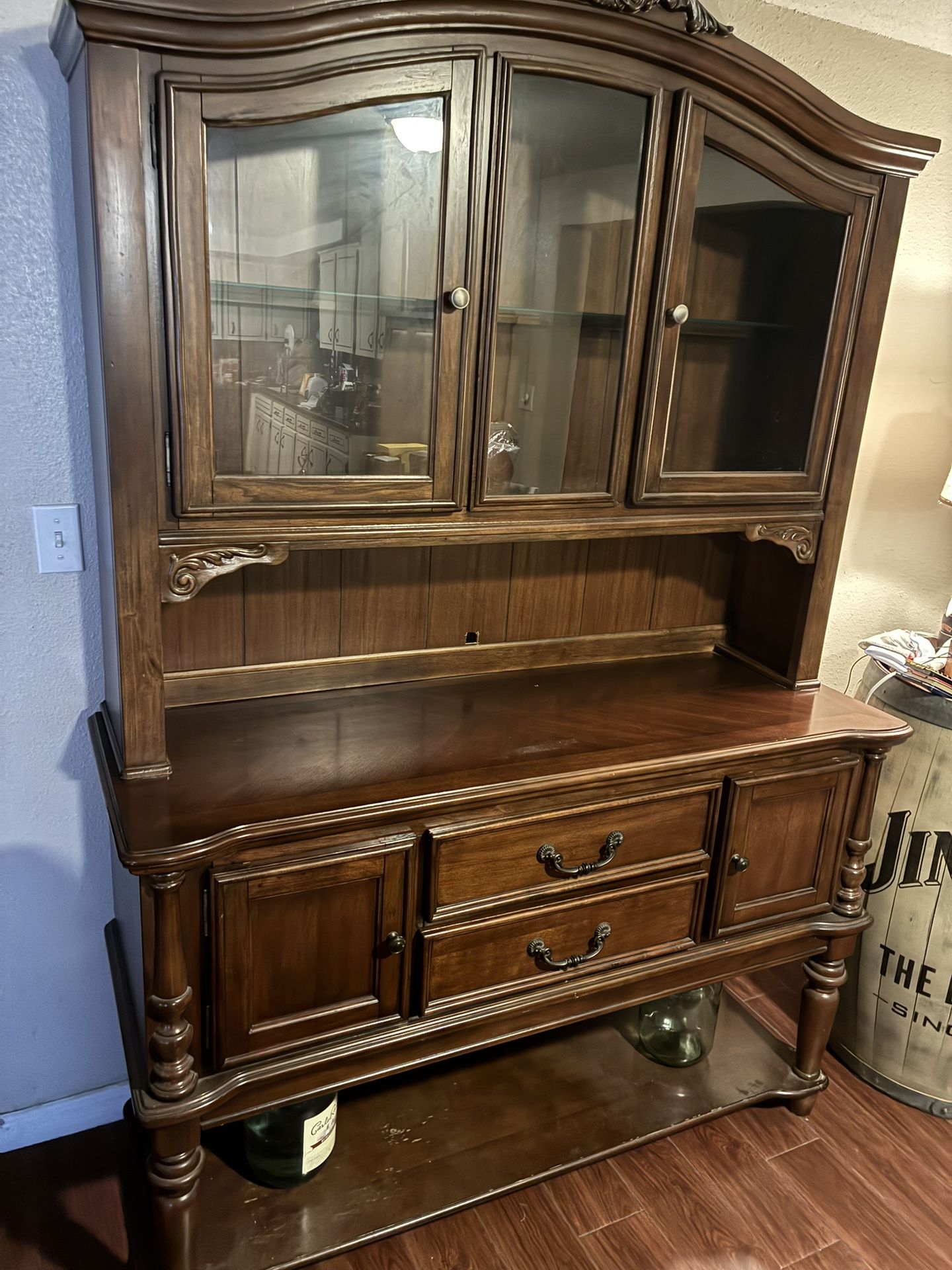 Curio Hutch Cabinet