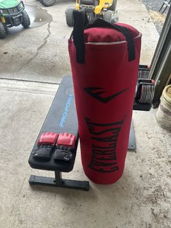 Weights Punching Bag Bench