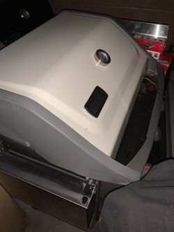 White Tan Cream White Weber GS4 II E-310 Three Burners Propane Asador grill bbq