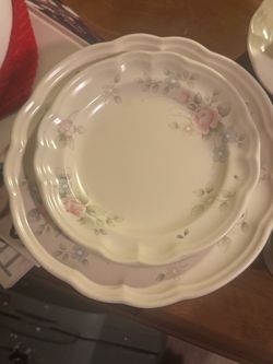 More Cottage Core Pfaltzgraff Tea Rose Stoneware -Large Collection