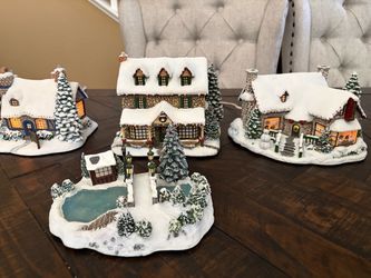 Christmas Village Collectible Thomas Kincade
