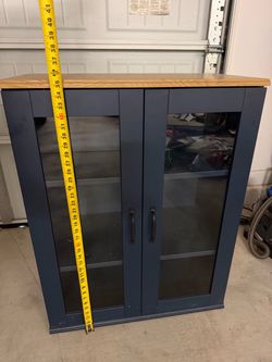 Glass front cabinet