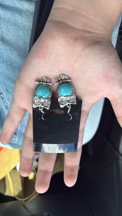 Vintage cute owl earrings