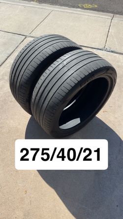 (2)275/40/21 Pirelli Pzero Run Flat PZ4