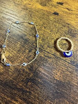 Gold Plated Bracelet & Ring 