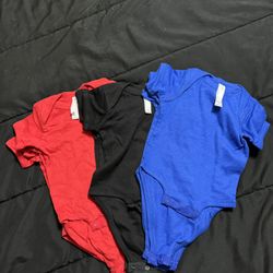 Bodysuit 6 Pcs @ $10 Different Size And Colors 