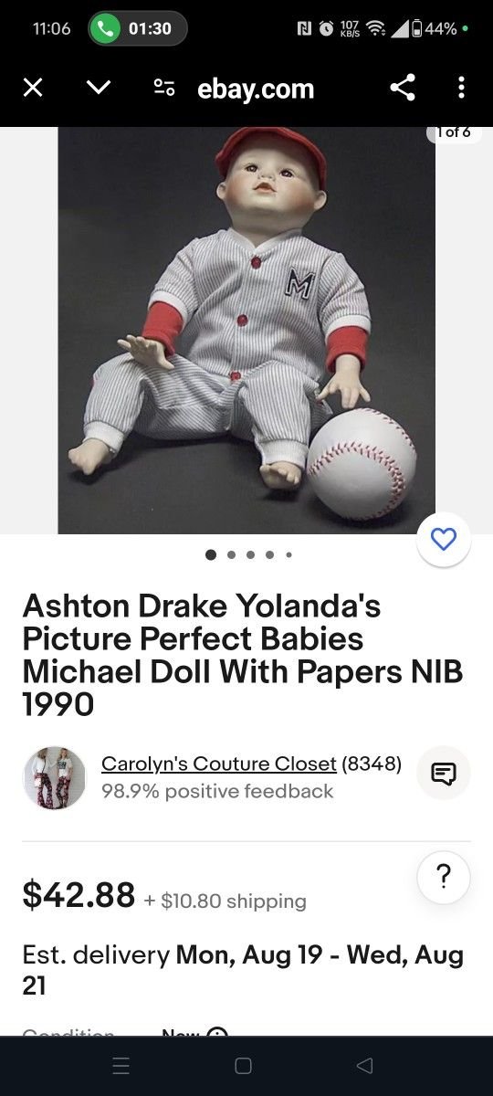 Aston Drake Michael Doll