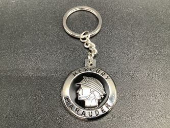Black Mercury MARAUDER  Black Key Ring Key Fob